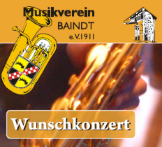 Wunschkonzert mit dem MV Baindt am 19. April